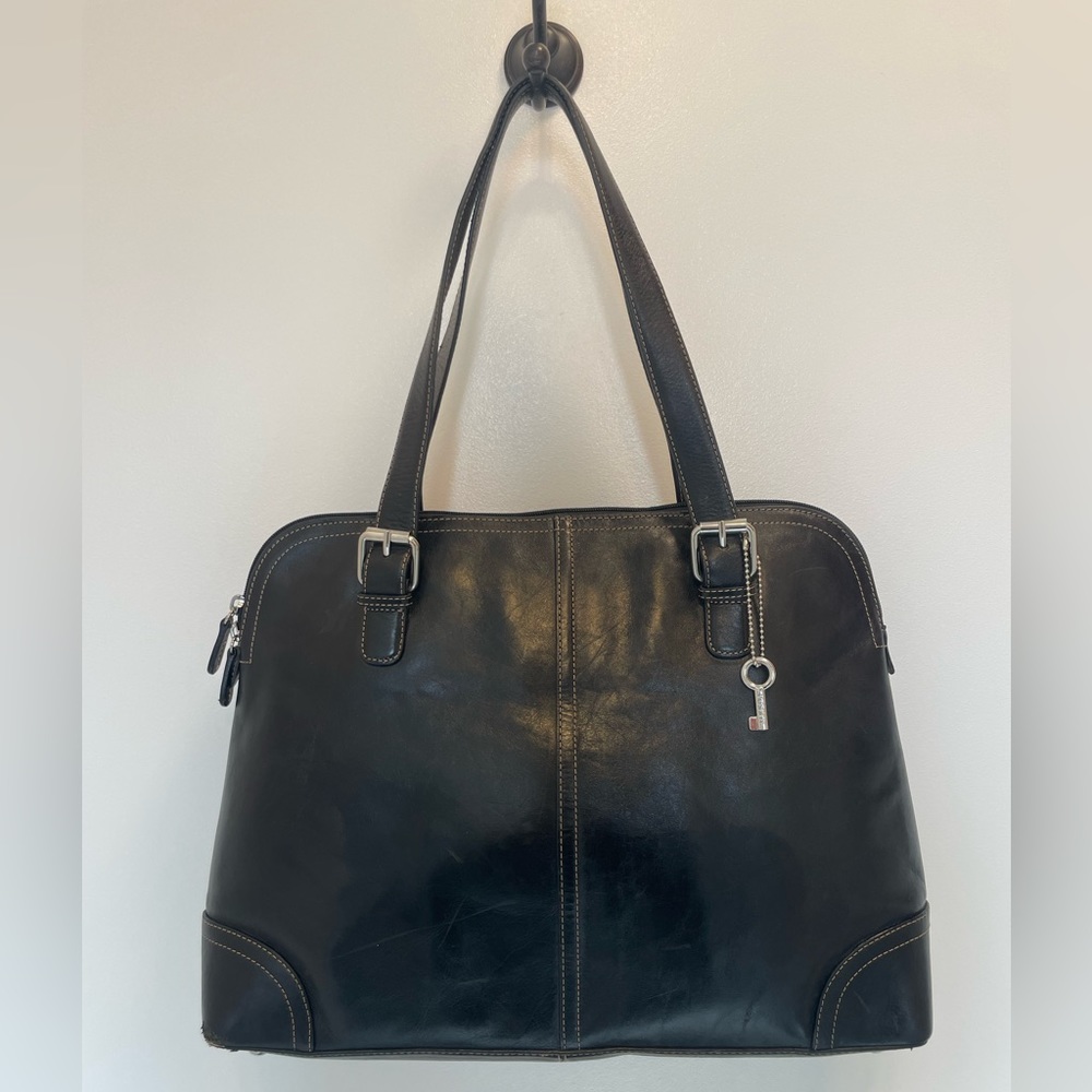 Leather Bowling bag Y2K